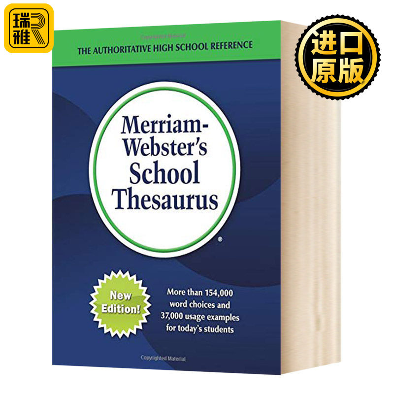 Merriam-Webster's School Thesaurus(Newest Edition) 韦氏学生同义词辞典