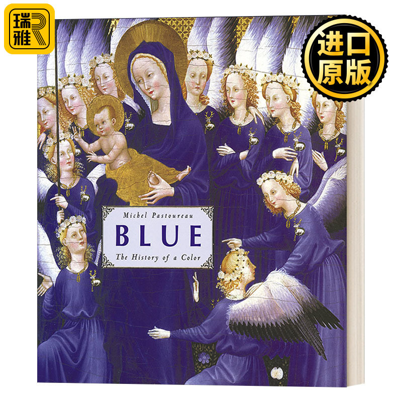 英文原版 蓝色 色彩列传 法国著名历史学家及符号学家 精装 英文版 进口英语书籍