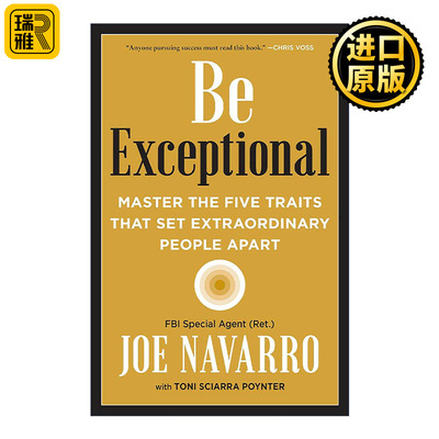 英文原版 Be Exceptional 出类拔萃 掌握成就非凡人士的五大特质 英文版 进口英语原版书籍