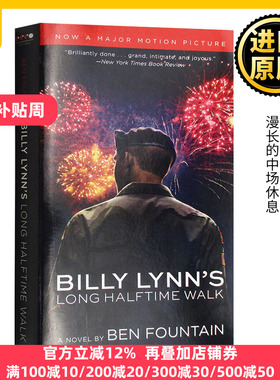 比利林恩的中场战事 英文原版小说 Billy Lynn's Long Halftime Walk 漫长的中场休息 半场无战事 Ben Fountain 全进口英语书籍