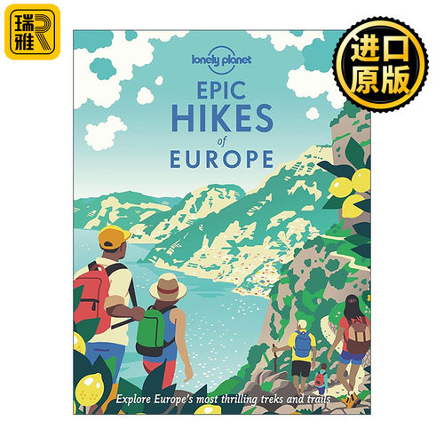英文原版 Lonely Planet Epic Hikes of Europe 孤独星球 欧洲徒步旅行 精装 英文版 进口英语原版书籍
