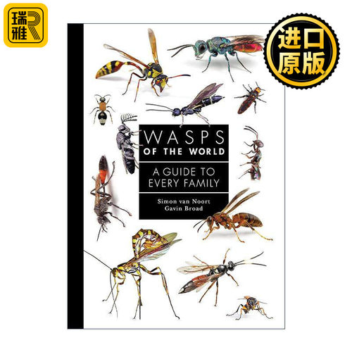 英文原版 Wasps of the World 普林斯顿家庭指南 世界黄蜂图鉴 Simon van Noort 精装 英文版 进口英语原版书籍