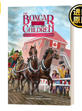 棚车少年140 卡尔加里的神秘事件 英文原版 The Mystery at the Calgary Stampede The Boxcar Children Mysteries 进口英语书籍