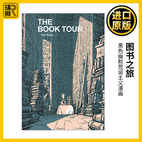 The Book Tour 图书之旅 欧洲城市建筑 黑色幽默荒诞主义漫画 Andi Watson