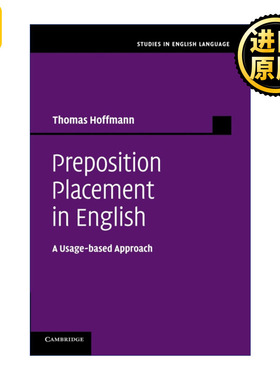 Preposition Placement in English 英语介词置位 剑桥英语语言研究系列