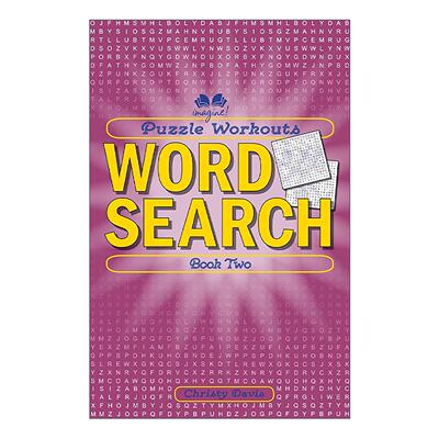 英文原版 Puzzle Workouts 02 Word Search 益智训练 单词搜索 卷二 隐藏线索 谜题游戏活动书 英文版 进口英语原版书籍