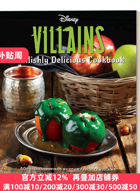 英文原版 Disney Villains: Devilishly Delicious Cookbook