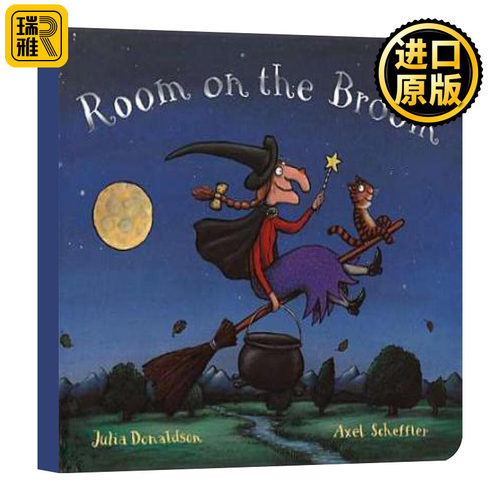 Room on the Broom 女巫扫帚排排坐 儿童 万圣节读物 扫帚板上的房间 Julia Donaldson