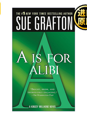 A is for Alibi: A Kinsey Millhone Mystery 英文原版