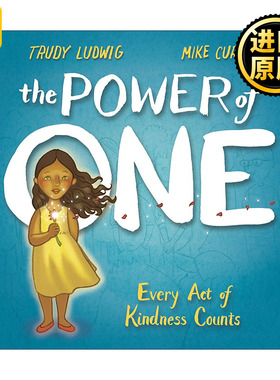 英文原版 The Power of One 一个人的力量 每一个善意的行为都很重要 儿童精装绘本 看不见的男孩 隐形男孩作者Trudy Ludwig英文版