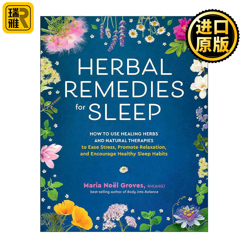 英文原版 Herbal Remedies for Sleep 草药睡眠疗法 英文版 进口英语原版书籍