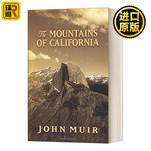英文原版 The Mountains of California 加州的群山 旅游笔记 自然文学作家约翰·缪尔 英文版 John Muir 进口英语原版书籍