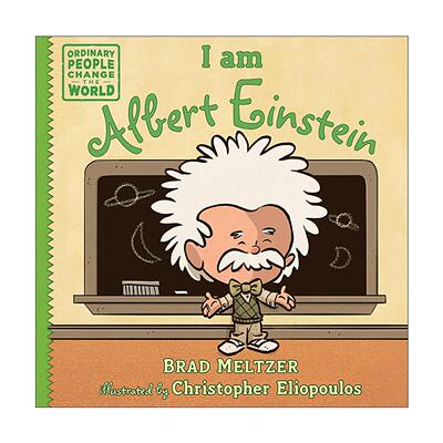 英文原版 I am Albert Einstein Ordinary People Change the World 我是阿尔伯特·爱因斯坦 普通人改变世界系列 名人传记 儿童