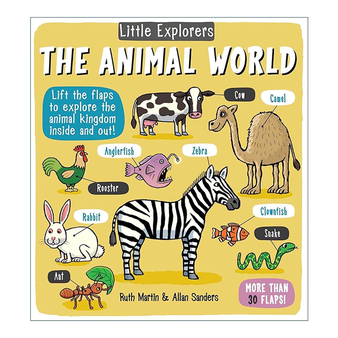 英文原版 Little Explorers the Animal World 小小探险家 动物世界 精装 翻翻书 英文版 进口英语原版书籍