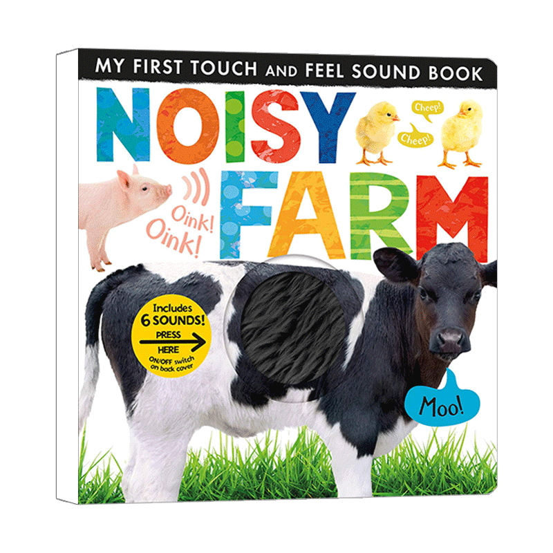嘈杂的农场 英文原版绘本 Noisy Farm 英文版 Tiger Tales 纯全英文版正版原著进口英语书籍