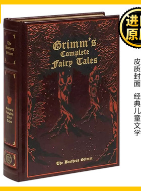 格林童话全集英文原版  Grimm's Complete Fairy Tales 皮质封面 经典儿童文学 英文版进口原版英语书籍