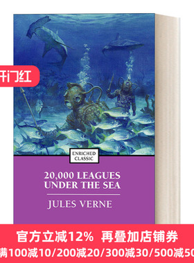 英文原版 20,000 Leagues Under the Sea Enriched Classics