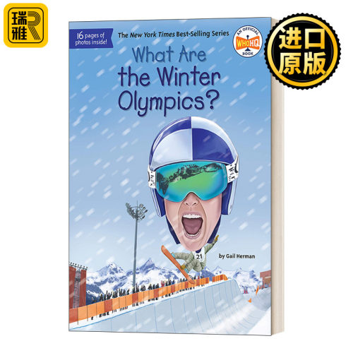 什么是冬奥会 英文原版 What Are the Winter Olympics What Was 中小学生人文历史百科读物 英语书籍WhoWas/WhatWas/WhereIs系列