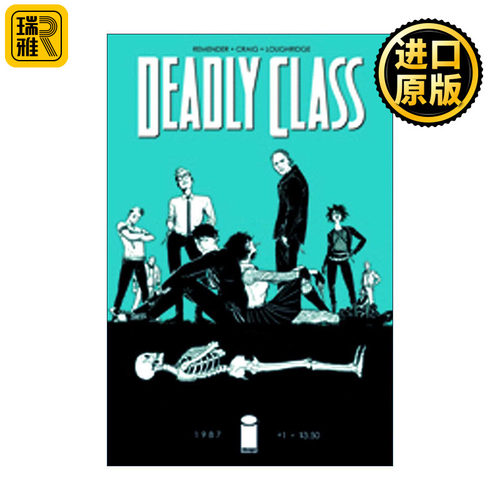 英文原版 Deadly Class Volume 1 杀手一班 漫画卷一 英文版 进口英语原版书籍