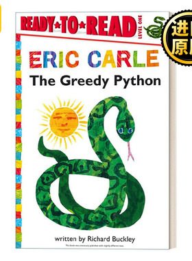 英文原版 The Greedy Python Ready-to-Read Level 1 Eric Carle