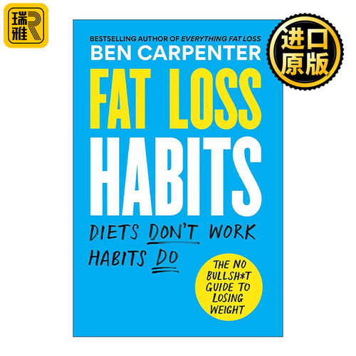 英文原版 Fat Loss Habits 减脂习惯 甩肉不废话指南 英文版 进口英语原版书籍