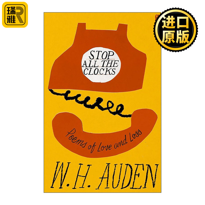 英文原版 Stop All the Clocks 停住所有的时钟 关于爱与失去的诗集 W.H.奥登 精装 英文版 进口英语原版书籍图片