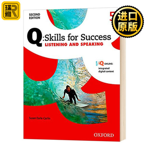 Oxford Q Skills for Success Listening and Speaking Student Book with iQ Online Level 5 牛津学术成功系列教材-听说5