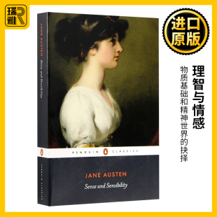 理智与情感 进口英语书籍 Austen 英文版 and Sensibility 原版 书 英文原版 Jane Sense 简奥斯汀 小说 企鹅经典