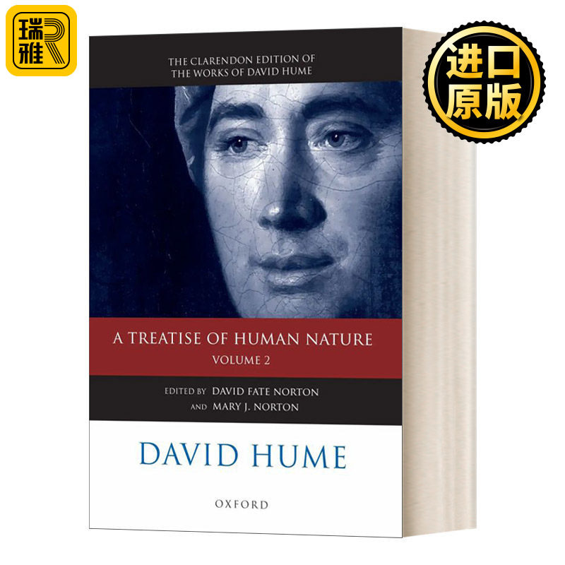 英文原版 David Hume A Treatise of Human Nature 人性论 第2卷 大卫·休谟 英文版 David Hume 进口英语原版书籍