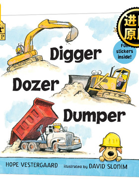 Digger Dozer Dumper    绘本 推土机 翻斗车 押韵绘本