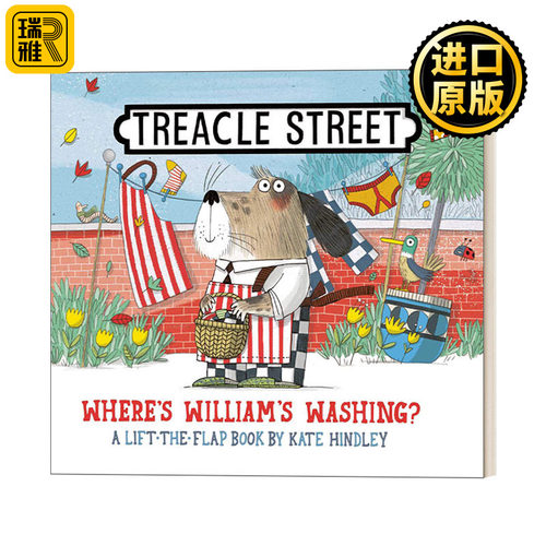 Treacle Street: Where's Williams Washing? 威廉的洗衣篮不见了 Kate Hindley 纸板书
