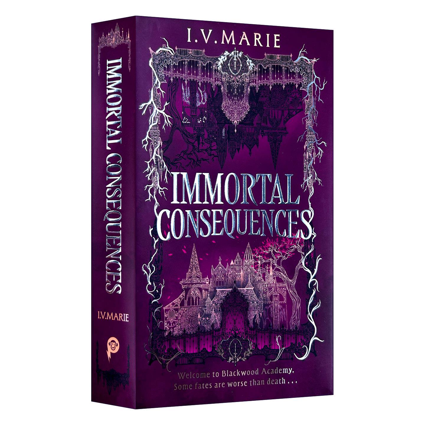 英文原版 Immortal Consequences Special Edition 不朽的后果 布莱克伍德学院系列 精装刷边收藏版 畅销奇幻学院冒险小说