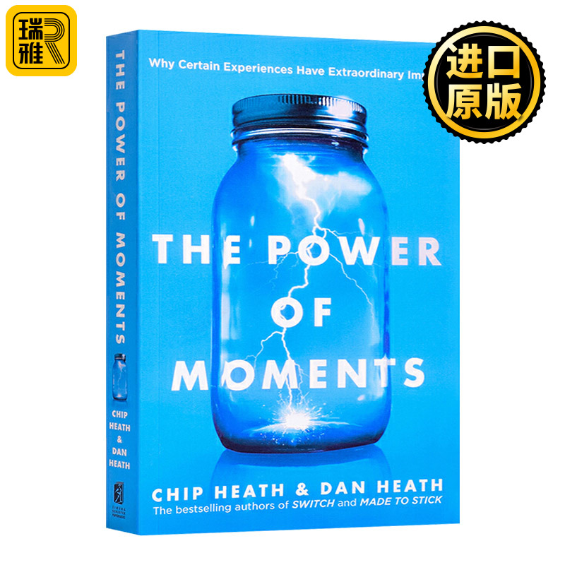 瞬间的力量 The Power of Moments 英文原版 美版 让创意更有黏性作者新书 Chip Heath 英文版进口原版英语书籍