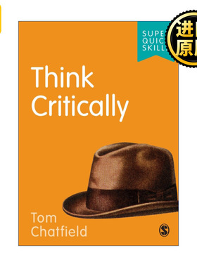 Think Critically 如何辩证思考 SAGE学术技能入门系列 英美大学本科生学术指南