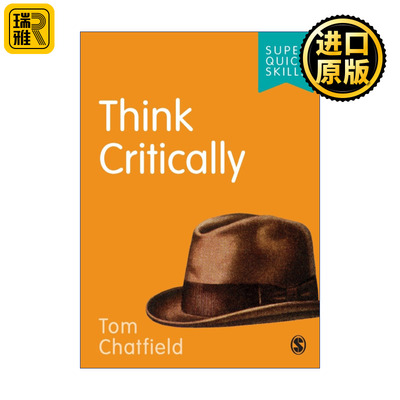 Think Critically 如何辩证思考 SAGE学术技能入门系列 英美大学本科生学术指南