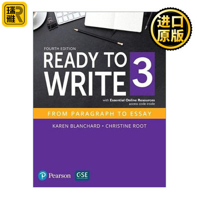 Ready to Write 3 with Essential Online Resources 准备写作3