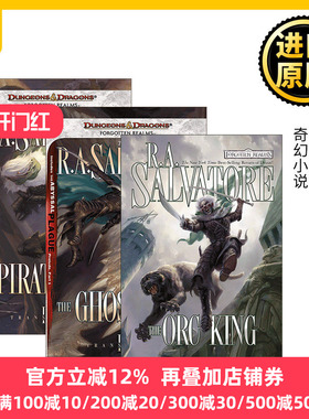 英文原版小说 Forgotten Realms Transitions Trilogy The Legend of Drizzt龙与地下城 被遗忘的国度 转变三部曲系列3册 英语书籍
