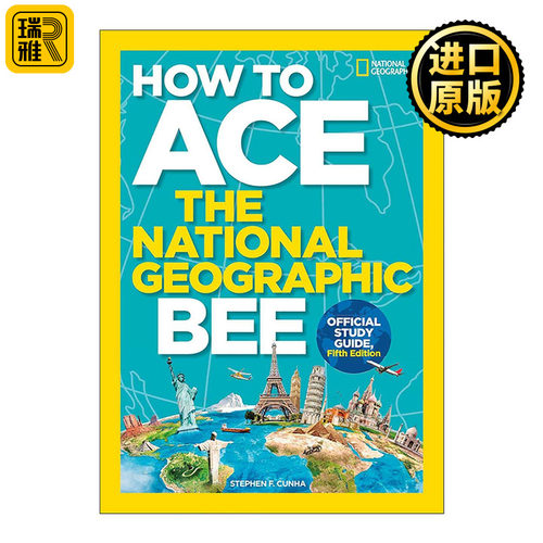 英文原版 How to Ace the National Geographic Bee Official Study Guide 如何在美国国家地理知识竞赛中胜出 学习指南第五版