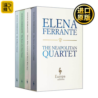 英文原版 The Neapolitan Quartet by Elena Ferrante Boxed Set 埃莱娜费兰特 那不勒斯四部曲套装 英文版 进口英语原版书籍