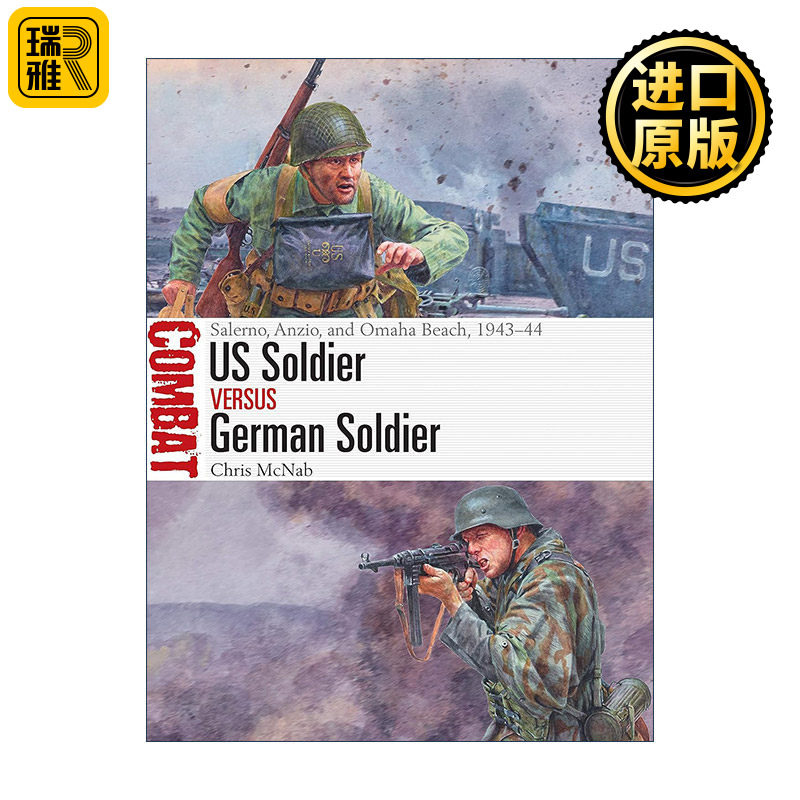英文原版 US Soldier vs German Soldier 二战美国士兵VS德国士兵 对战历史系列 英文版 进口英语原版书籍