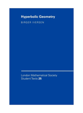 Hyperbolic Geometry 双曲几何 伦敦数学会学生文本系列
