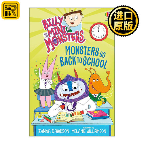 英文原版 Billy and the Mini Monsters Monsters Go Back to School 比利和迷你怪兽 怪兽回学校 全彩 英文版 进口英语原版书籍
