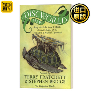 Briggs 小说 碟形世界地图 英文原版 Stephen 进口英语原版 Discworld Terry The 书籍 Mapp Pratchett 英文版