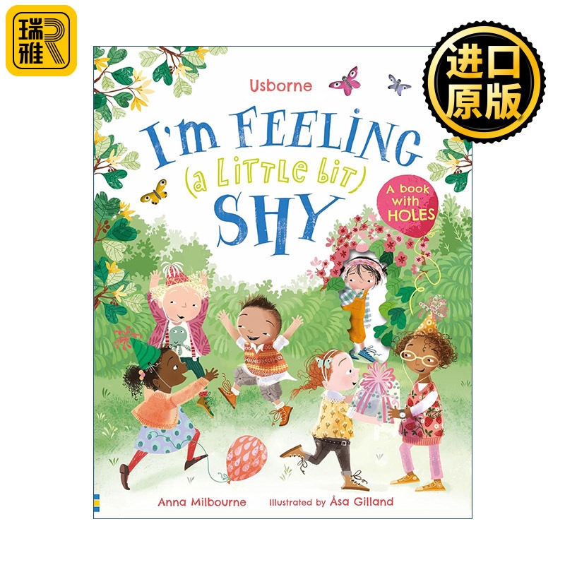 I'm Feeling (a Little Bit) Shy 我感到(有点)害羞 克服社交焦虑的温暖故事 尤斯伯恩精装绘本