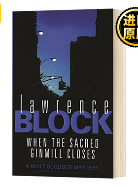 小说 When The Sacred Ginmill Closes 酒店关门之后 豆瓣推荐 Lawrence Block