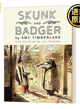 Skunk And Badger 1 臭鼬和獾1 儿童绘本 精装 英文原版