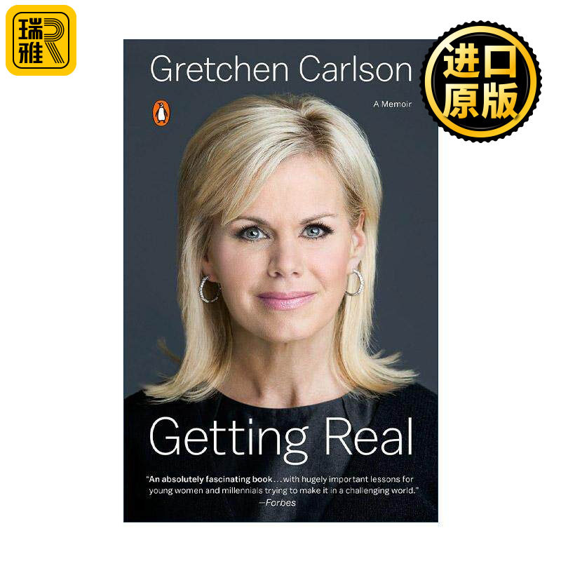 英文原版 Getting Real 变得真实 格蕾琴·卡尔森自传 福克斯新闻频道节目真实的故事前主持人 英文版 进口英语原版书籍