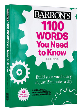 英文原版 1100 Words You Need to Know+Online Practice 1100个你需要知道的单词 第8版 含线上练习题 英文版 进口英语原版书籍