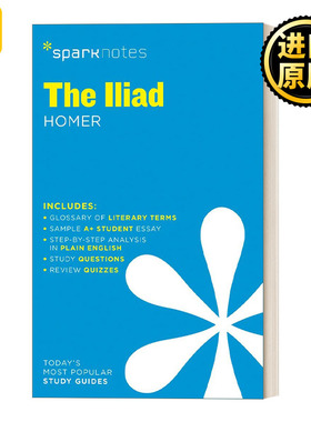 Iliad SparkNotes Literature Guide 文学导读系列 伊利亚特