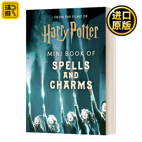 哈利波特 魔咒迷你书 英文原版小说 From The Films Of Harry Potter Mini Book Of Spells And Charms全正版英语原著小说全套书籍